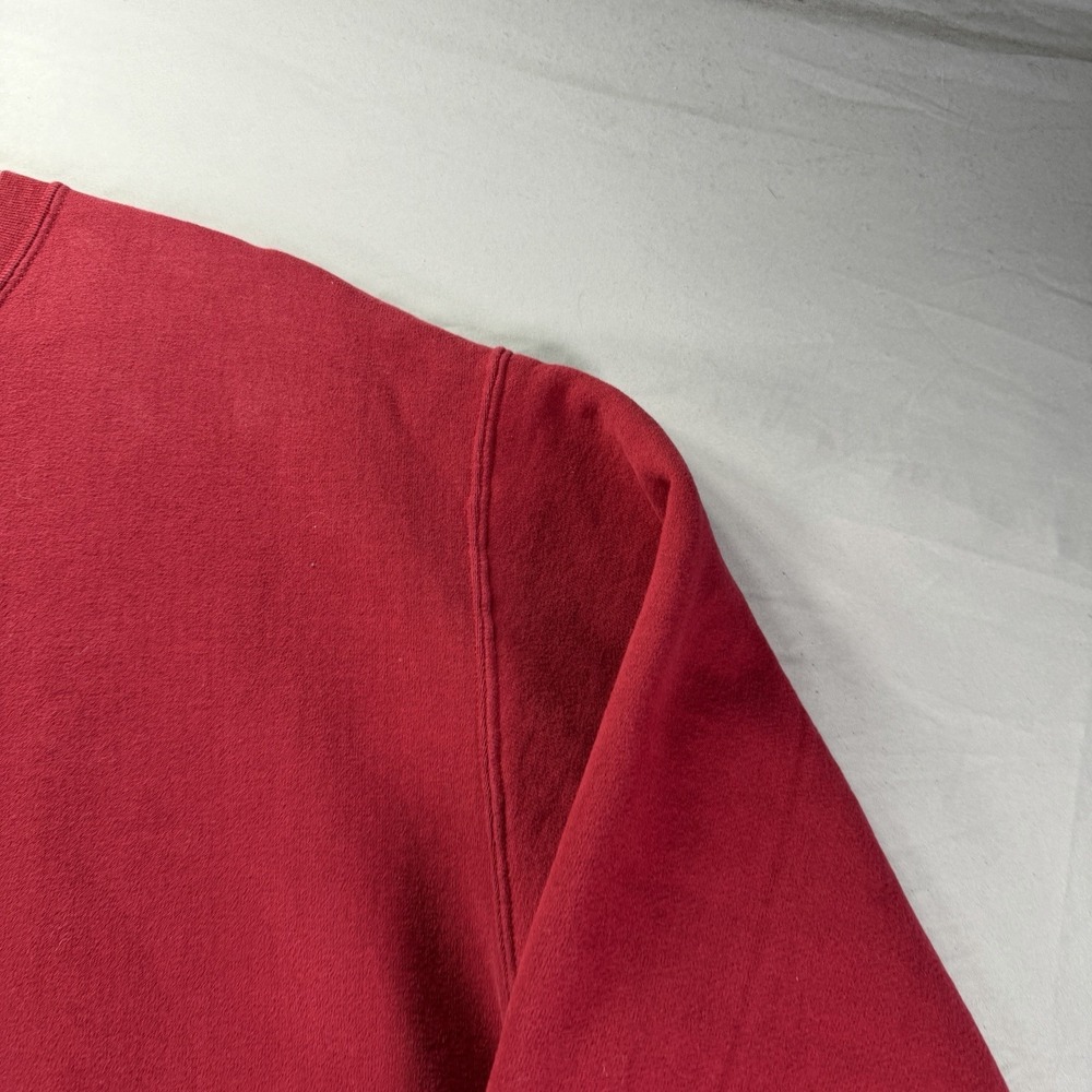 Vintage Russell Athletic Crewneck Sweatshirt Mens Large Red Thick Cotton Fleece - Picture 4 of 9